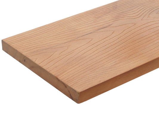 Cosmo Casa - Set van 2 Wandplanken - Hangende Boekenplank - 3D Structuur - Industrieel Staal & Massief Hout - 29x45x25 cm - Naturel