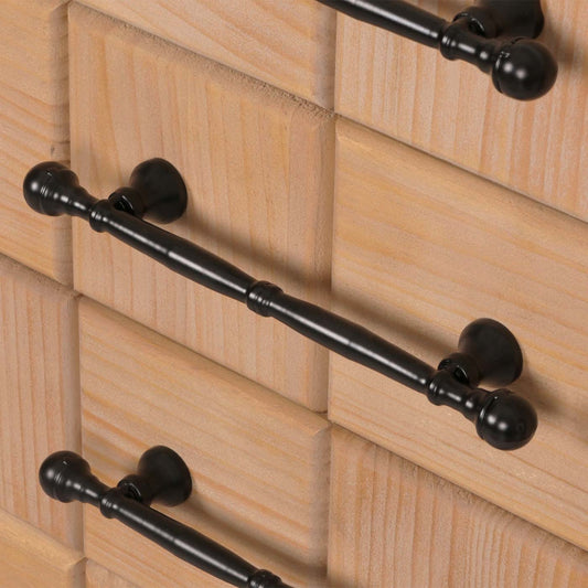 Cosmo Casa - Ladekast - Kast - Dressoir Highboard met Deuren en Lade - Massief MDF Hout - 92x140x42cm