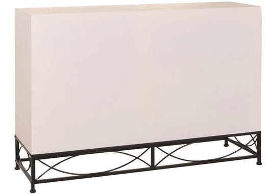 Cosmo Casa - Ladekast - Kast - Dressoir Highboard met Deuren en Lade - Massief MDF Hout - 92x140x42cm