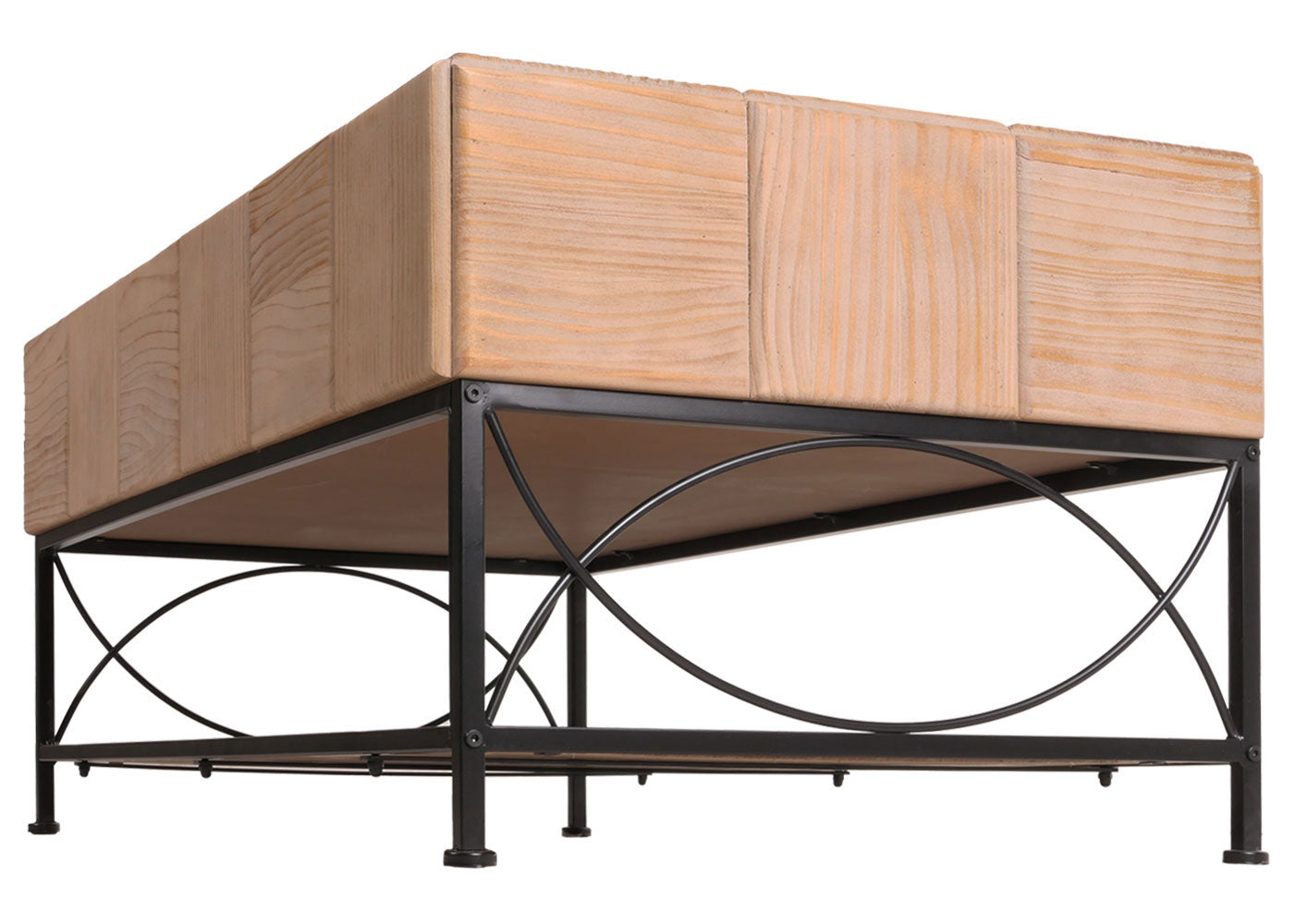 Cosmo Casa - Salontafel - Woonkamer Bijzettafel - Massieve MDF Houten Plank - 51x120x61 cm