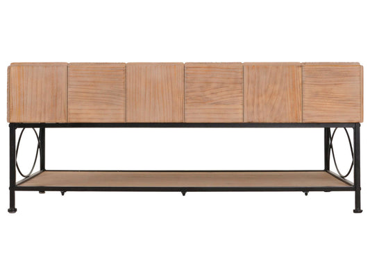 Cosmo Casa - Salontafel - Woonkamer Bijzettafel - Massieve MDF Houten Plank - 51x120x61 cm