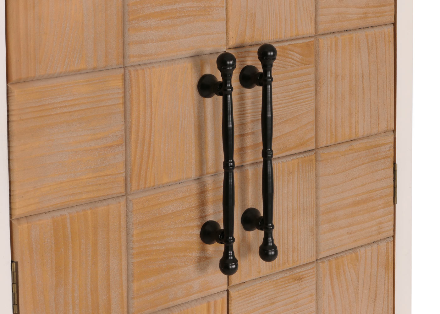 Cosmo Casa - Hoge Kast - Woonkamerkast met Deuren & Lade - Massief MDF Hout - 167x72x41 cm