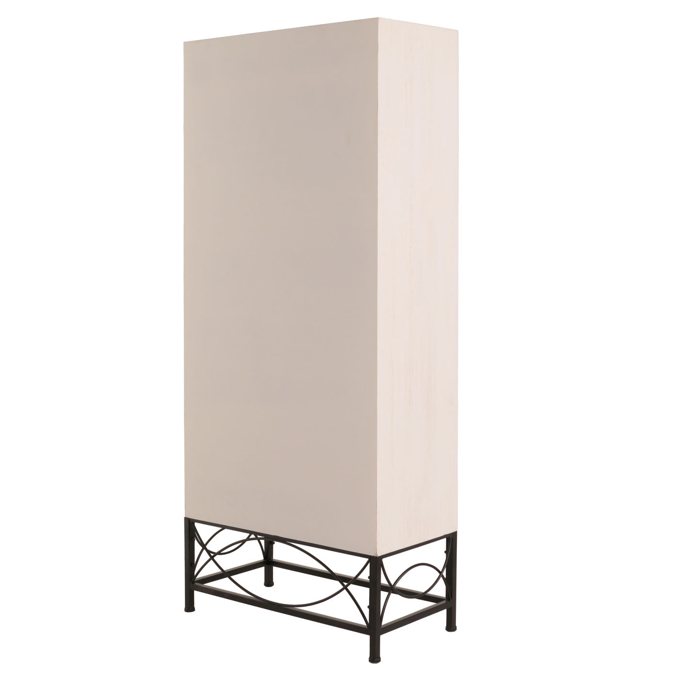 Cosmo Casa - Hoge Kast - Woonkamerkast met Deuren & Lade - Massief MDF Hout - 167x72x41 cm