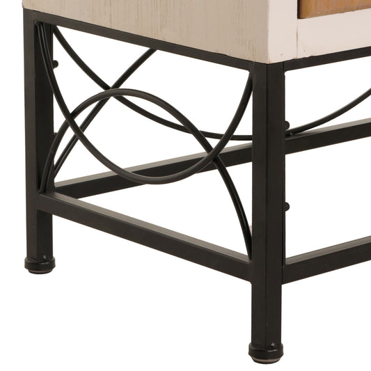 Cosmo Casa - Hoge Kast - Woonkamerkast met Deuren & Lade - Massief MDF Hout - 167x72x41 cm