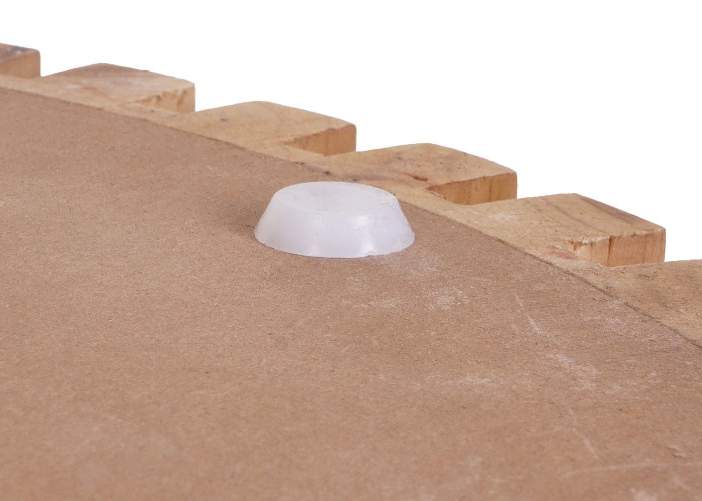 Cosmo Casa - Bijzettafel - Lounge en Salon Gebruik - Dennenhout - Natuurlijk Wit