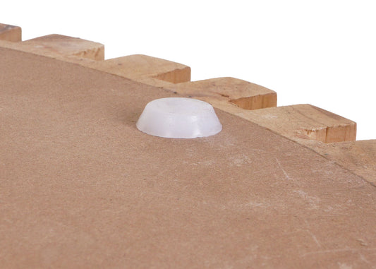 Cosmo Casa - Bijzettafel - Lounge en Salon Gebruik - Dennenhout - Natuurlijk Wit