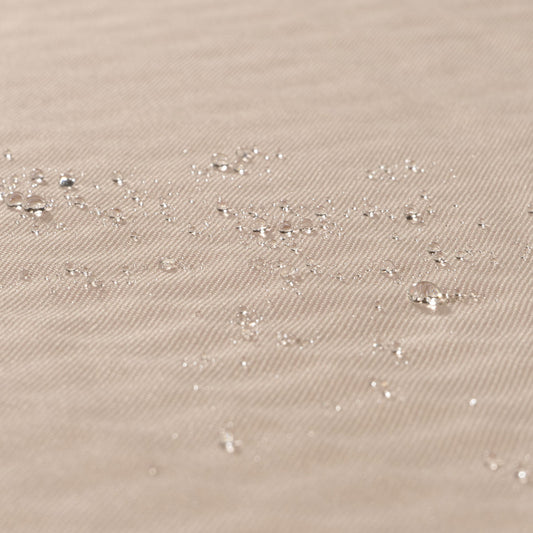 Cosmo Casa - Tuinloungeset - Bank Zitgroep - Polyrotan en Acaciahout - Grijs - Beige Kussens