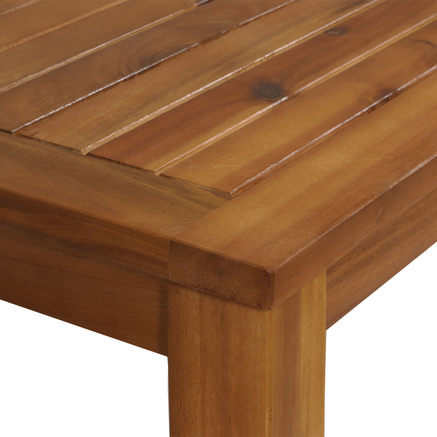 Cosmo Casa - Tuinloungeset - Bank Zitgroep - Polyrotan en Acaciahout - Grijs - Beige Kussens