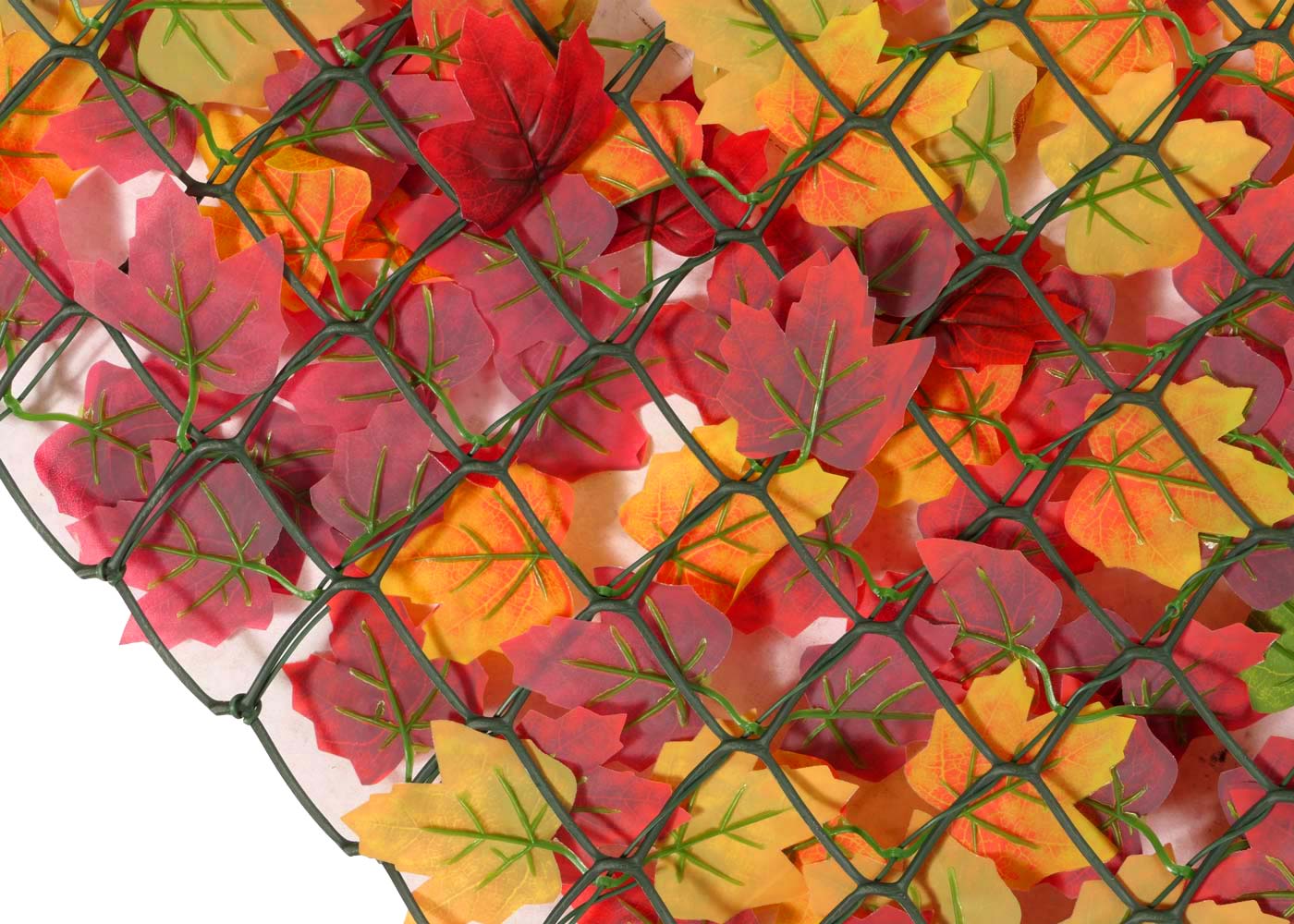 Cosmo Casa - Balkon Inkijkbescherming - Winddichte Bekleding - Esdoorn Rood-Geel - 500x100 cm