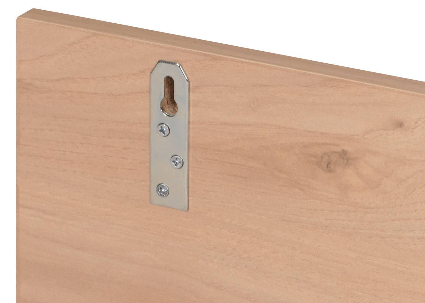 Cosmo Casa - Wandplank - Zwevende Houten Plank met 3 Vakken - Beige