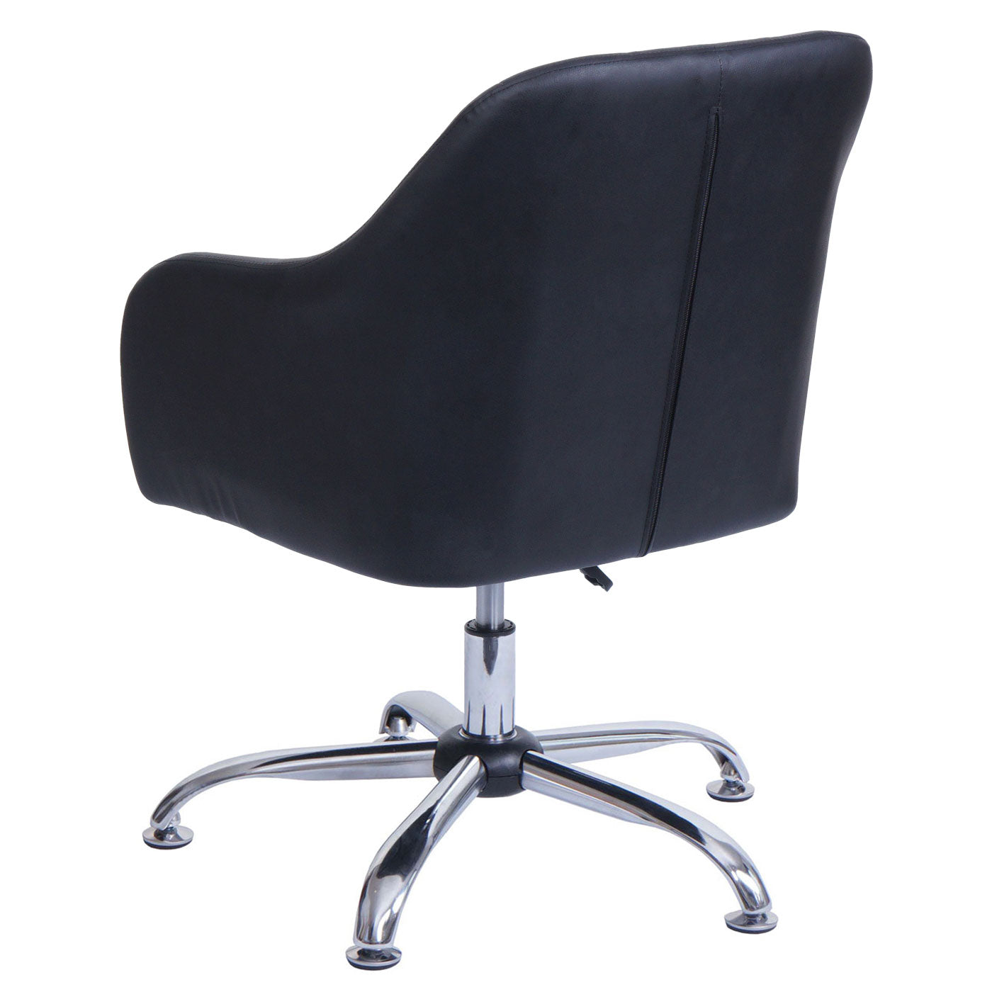 Cosmo Casa - Eetkamerstoel - Verstelbaar - Metaal & Kunstleer - Zwart