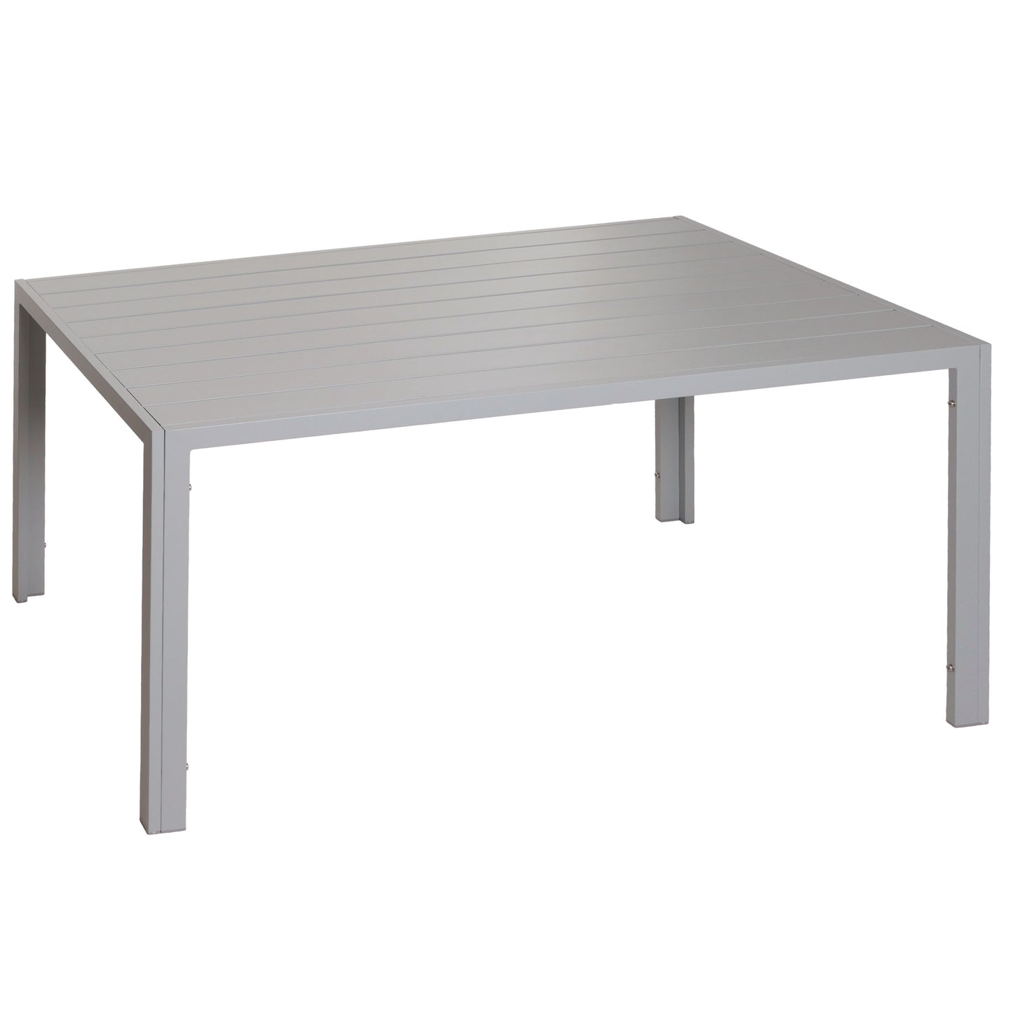 Cosmo Casa - Eettafel voor Buiten - Weerbestendig Aluminium - Lichtgrijs