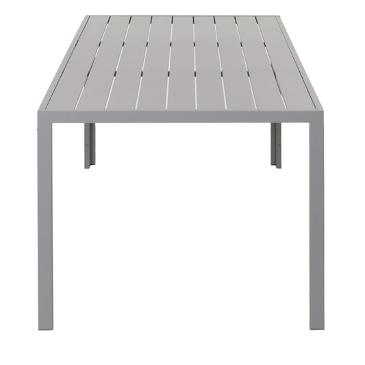 Cosmo Casa - Eettafel voor Buiten - Weerbestendig Aluminium - Lichtgrijs