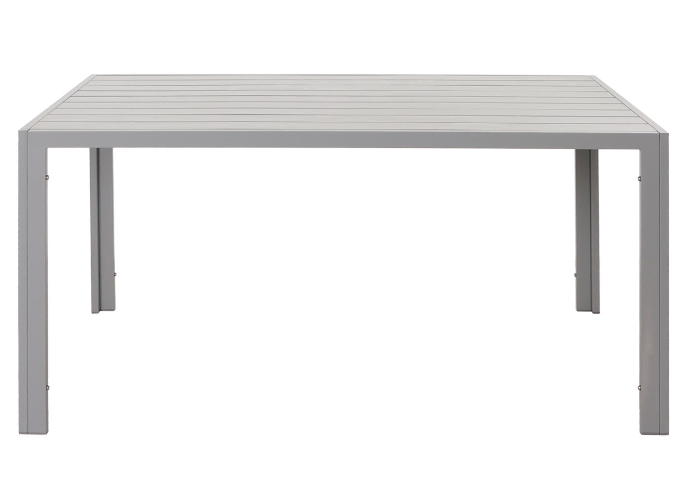 Cosmo Casa - Eettafel voor Buiten - Weerbestendig Aluminium - Lichtgrijs