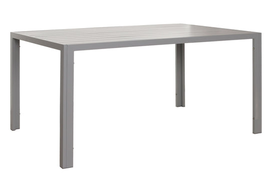 Cosmo Casa - Eettafel voor Buiten - Weerbestendig Aluminium - Lichtgrijs