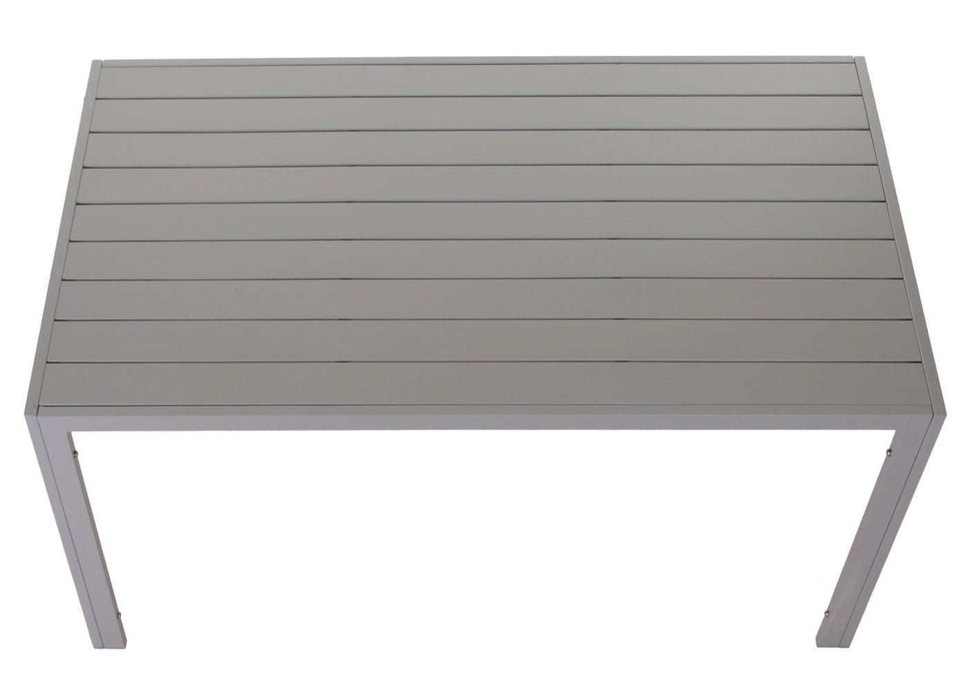 Cosmo Casa - Eettafel voor Buiten - Weerbestendig Aluminium - Lichtgrijs