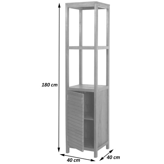 Cosmo Casa - Teak Plank - Badkamermeubel - Badkamerplank - Hoogwaardig B-Kwaliteit Teak Kernhout - 20-30 Jaar - 180x40cm