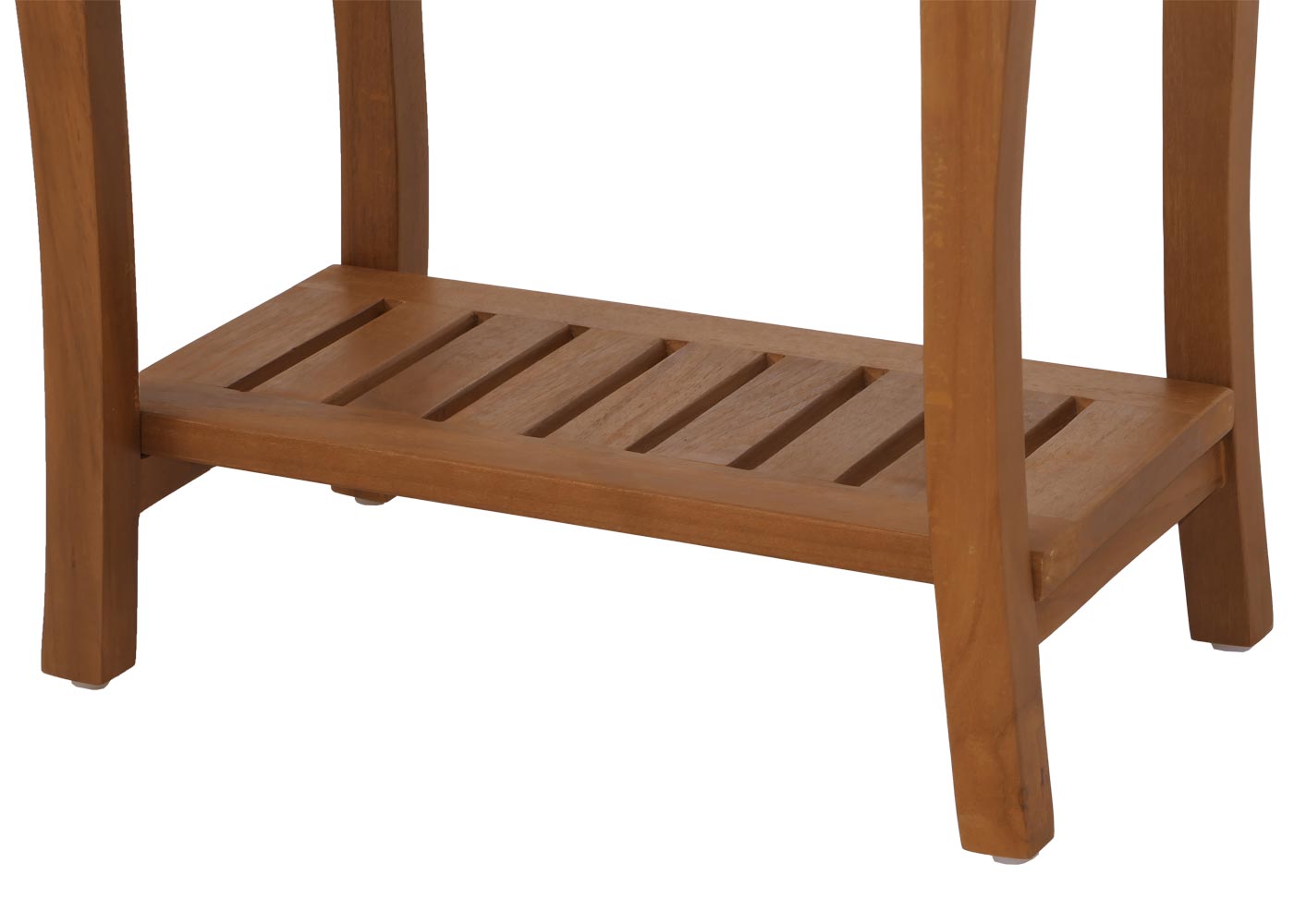Cosmo Casa - Teakhouten Kruk - Houten Krukbank - Douchekruk - Hoogwaardig B-Kwaliteit Teak Kernhout - 20-30 Jaar - 51x60x30cm