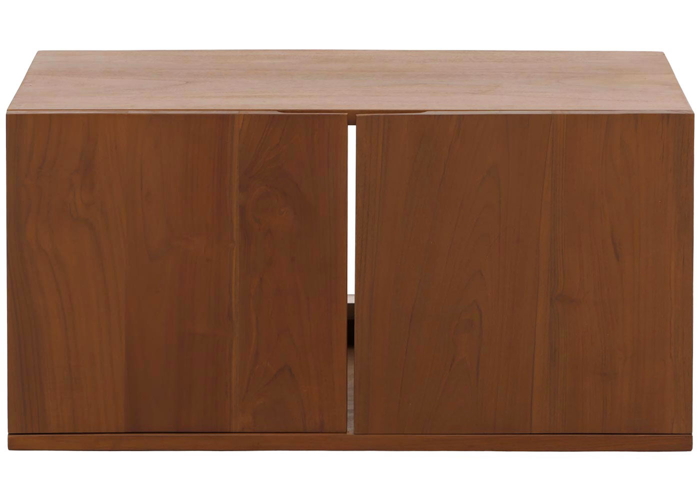 Cosmo Casa - Teak Wastafelkast - Hoogwaardig B-Kwaliteit Teak Kernhout - 20-30 Jaar - 40x80x40cm