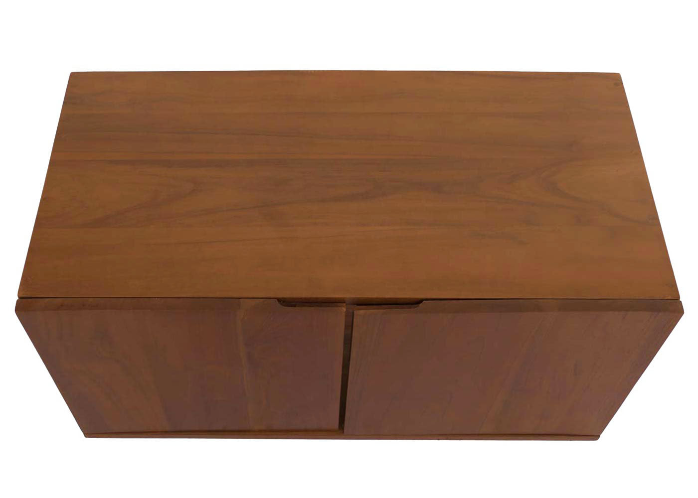 Cosmo Casa - Teak Wastafelkast - Hoogwaardig B-Kwaliteit Teak Kernhout - 20-30 Jaar - 40x80x40cm