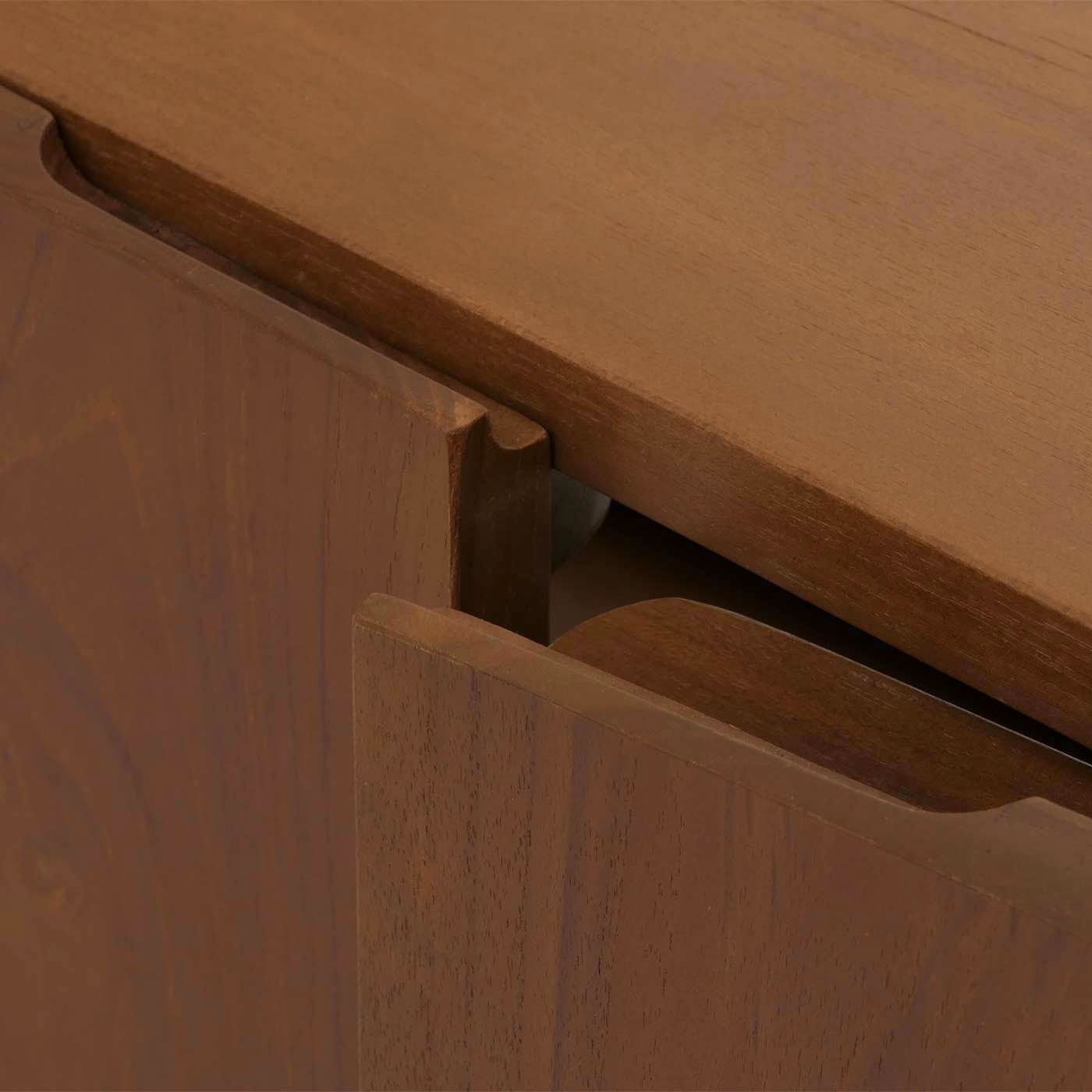 Cosmo Casa - Teak Wastafelkast - Hoogwaardig B-Kwaliteit Teak Kernhout - 20-30 Jaar - 40x80x40cm