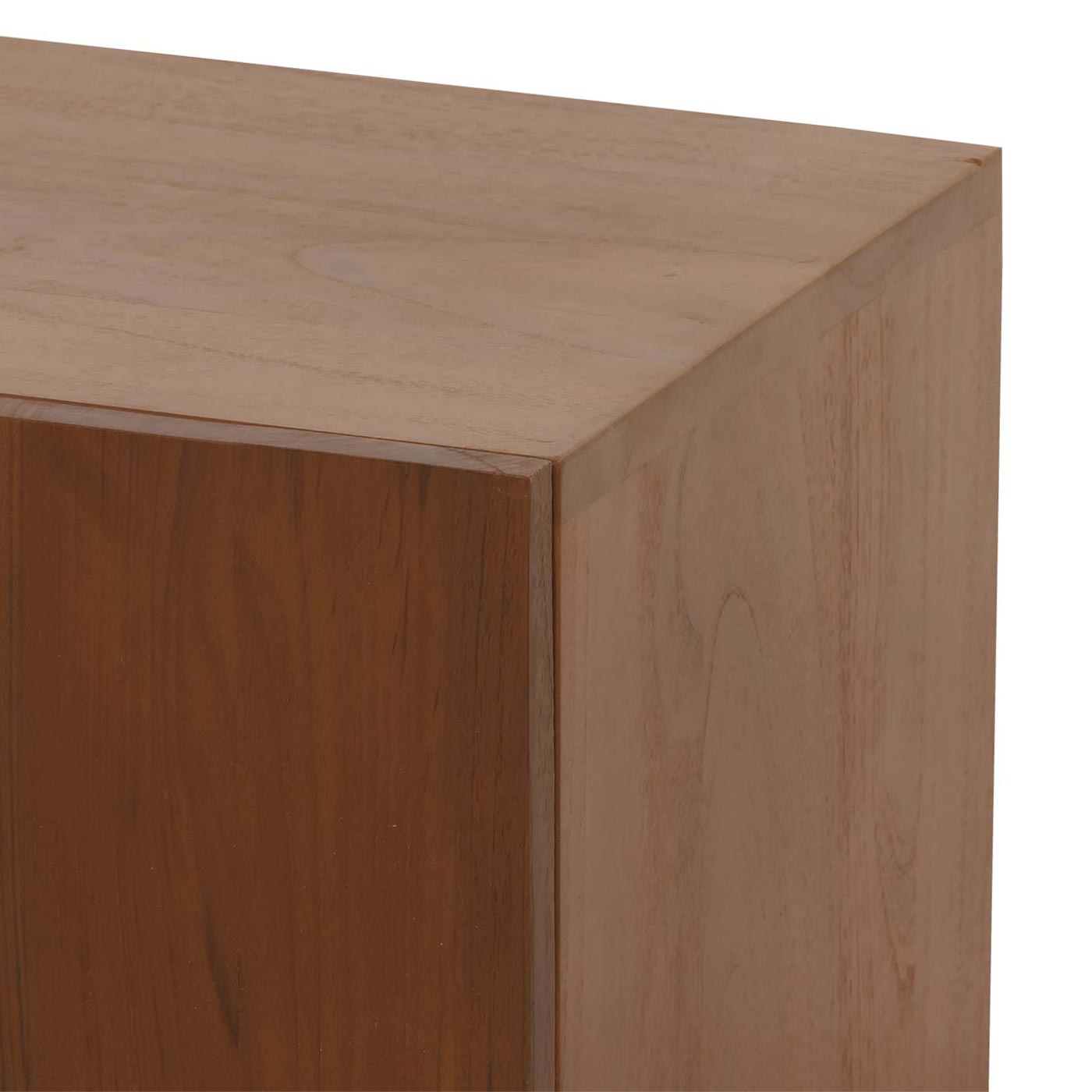 Cosmo Casa - Teak Wastafelkast - Hoogwaardig B-Kwaliteit Teak Kernhout - 20-30 Jaar - 40x80x40cm