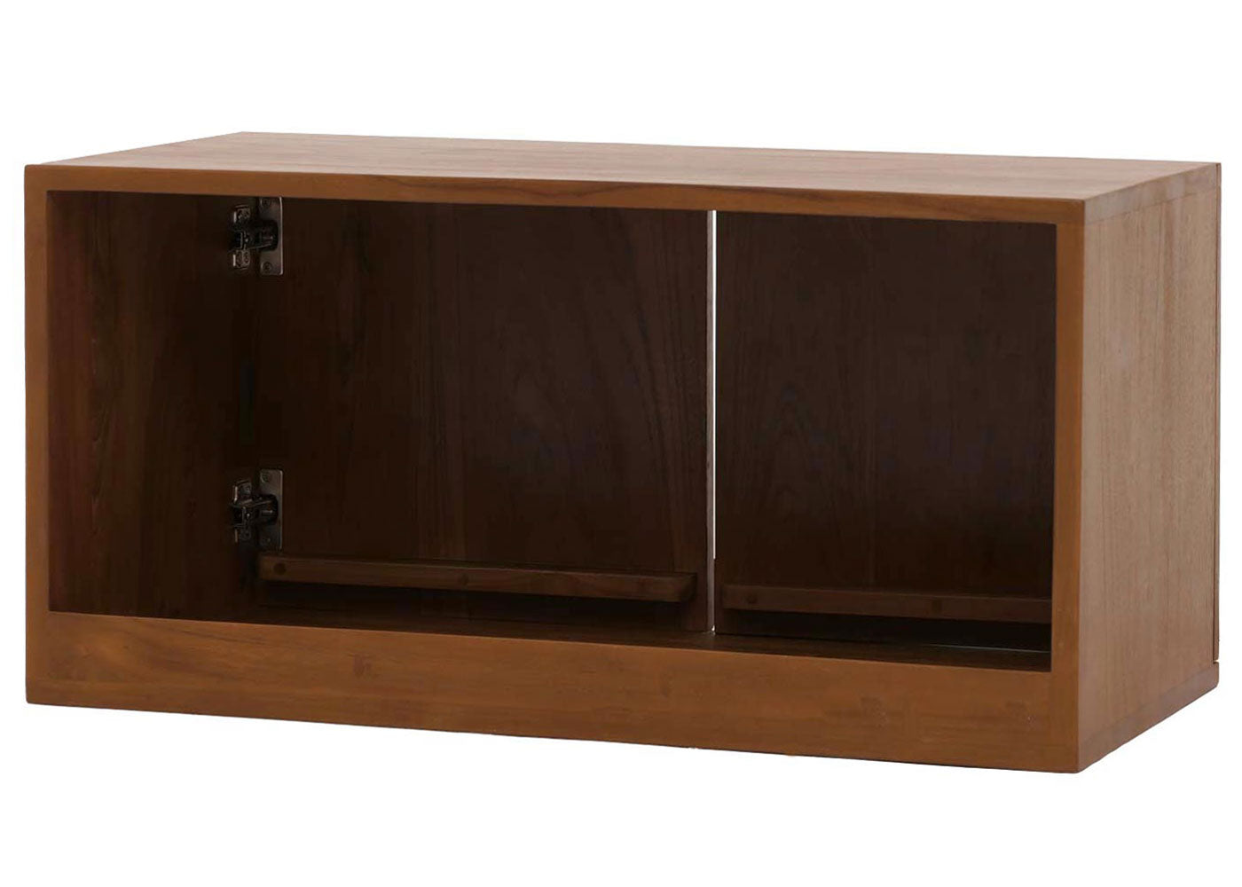 Cosmo Casa - Teak Wastafelkast - Hoogwaardig B-Kwaliteit Teak Kernhout - 20-30 Jaar - 40x80x40cm