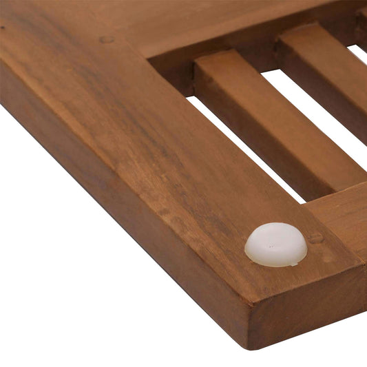 Cosmo Casa - Teak Badmat - Douchemat - Badmat - Hoogwaardig B-Kwaliteit Teak Kernhout - 20-30 Jaar - 3x40x100cm