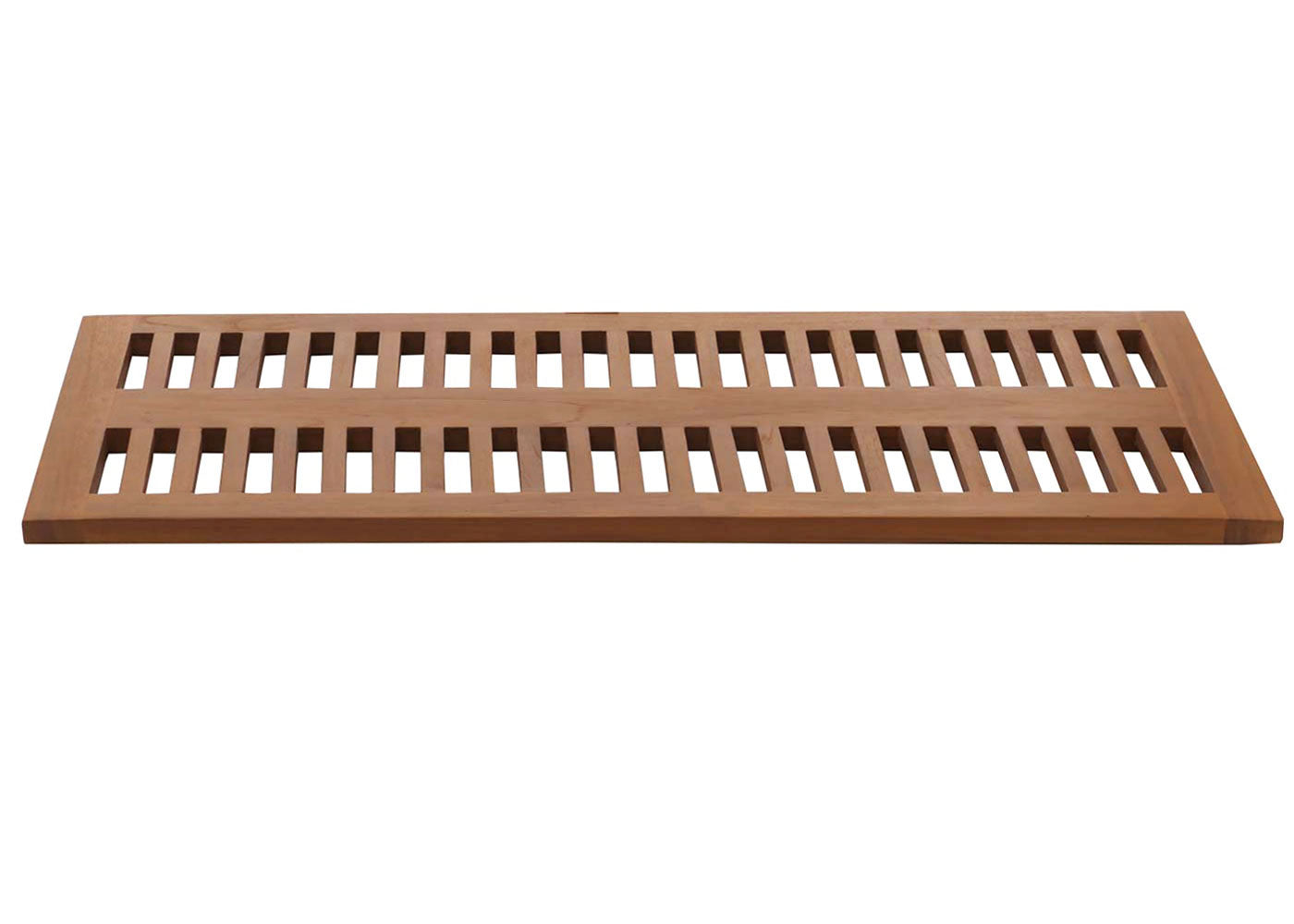 Cosmo Casa - Teak Badmat - Douchemat - Badmat - Hoogwaardig B-Kwaliteit Teak Kernhout - 20-30 Jaar - 3x40x100cm