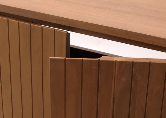 Cosmo Casa - Teak Wastafelkast - Hoogwaardig B-Kwaliteit Teak Kernhout - 20-30 Jaar - 50x70x40cm