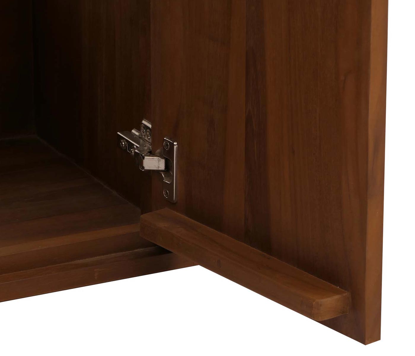 Cosmo Casa - Teak Wastafelkast - Hoogwaardig B-Kwaliteit Teak Kernhout - 20-30 Jaar - 50x70x40cm