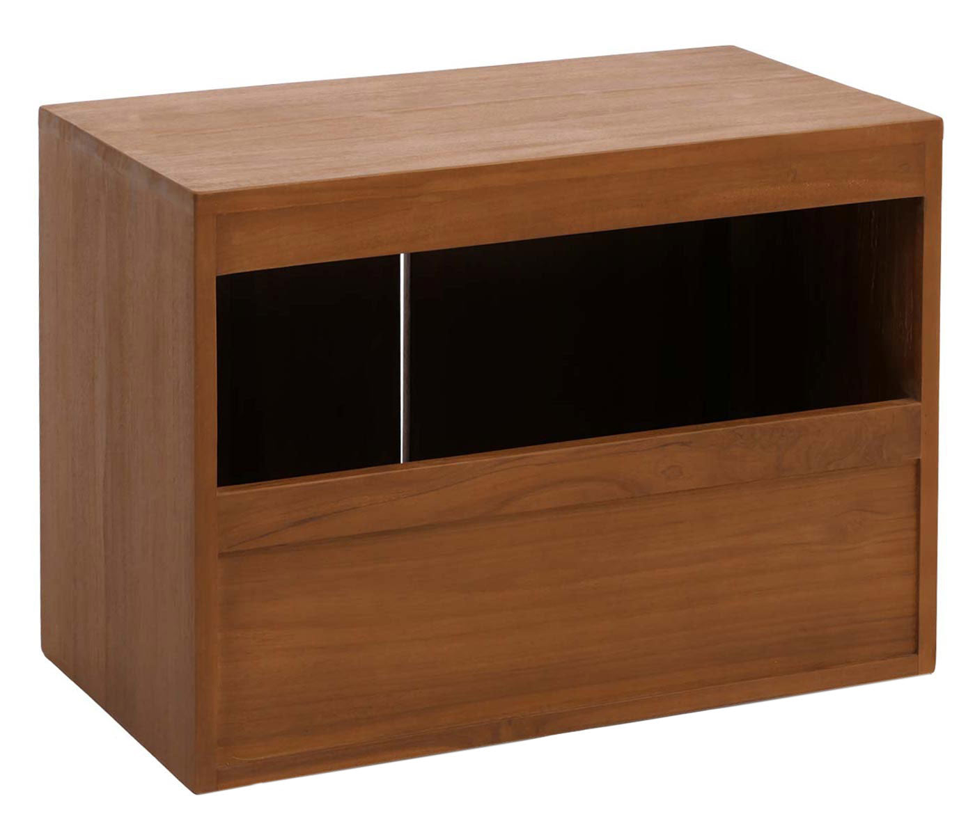 Cosmo Casa - Teak Wastafelkast - Hoogwaardig B-Kwaliteit Teak Kernhout - 20-30 Jaar - 50x70x40cm