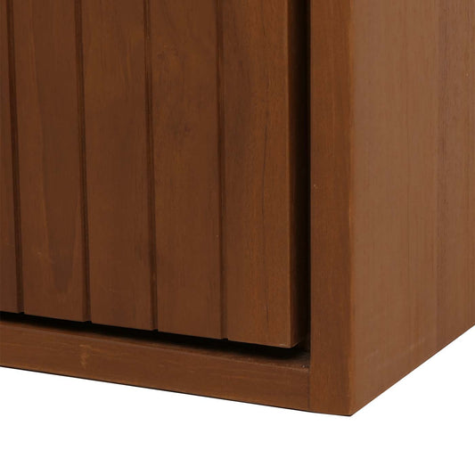 Cosmo Casa - Teak Wastafelkast - Hoogwaardig B-Kwaliteit Teak Kernhout - 20-30 Jaar - 50x70x40cm