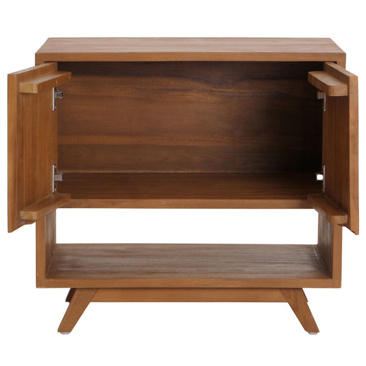 Cosmo Casa - Teak Wastafelkast - Hoogwaardig B-Kwaliteit Teak Kernhout - 20-30 Jaar - 61x65x40cm