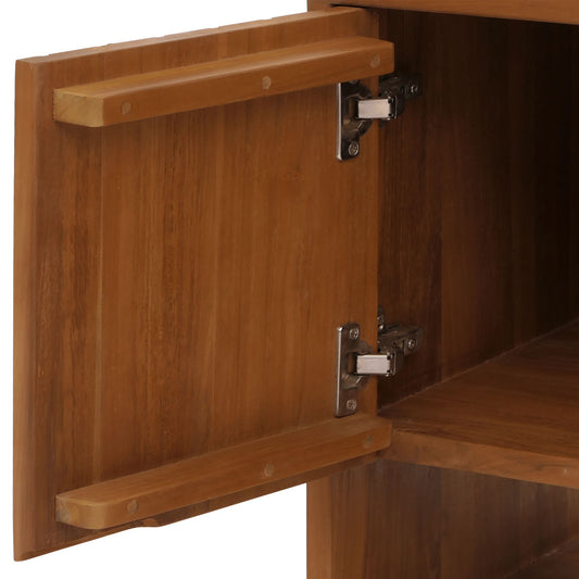 Cosmo Casa - Teak Wastafelkast - Hoogwaardig B-Kwaliteit Teak Kernhout - 20-30 Jaar - 61x65x40cm