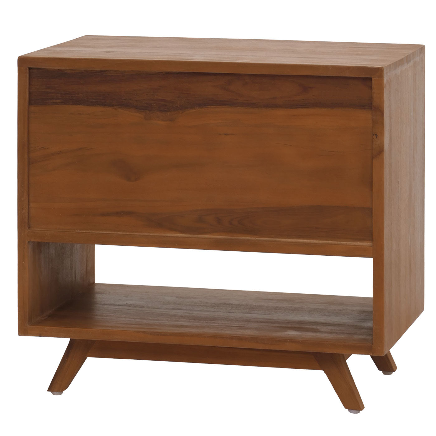 Cosmo Casa - Teak Wastafelkast - Hoogwaardig B-Kwaliteit Teak Kernhout - 20-30 Jaar - 61x65x40cm