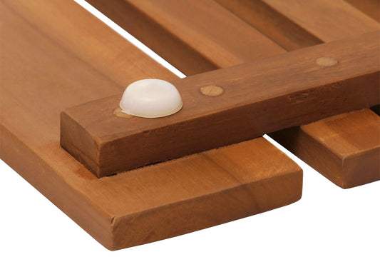 Cosmo Casa - Teak Badmat - Douchemat - Massief Teak Kernhout - B-Kwaliteit - 20–30 Jaar Oud