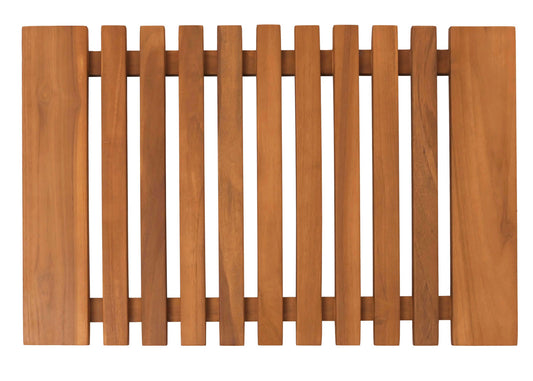 Cosmo Casa - Teak Badmat - Douchemat - Massief Teak Kernhout - B-Kwaliteit - 20–30 Jaar Oud