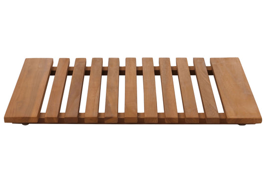 Cosmo Casa - Teak Badmat - Douchemat - Massief Teak Kernhout - B-Kwaliteit - 20–30 Jaar Oud