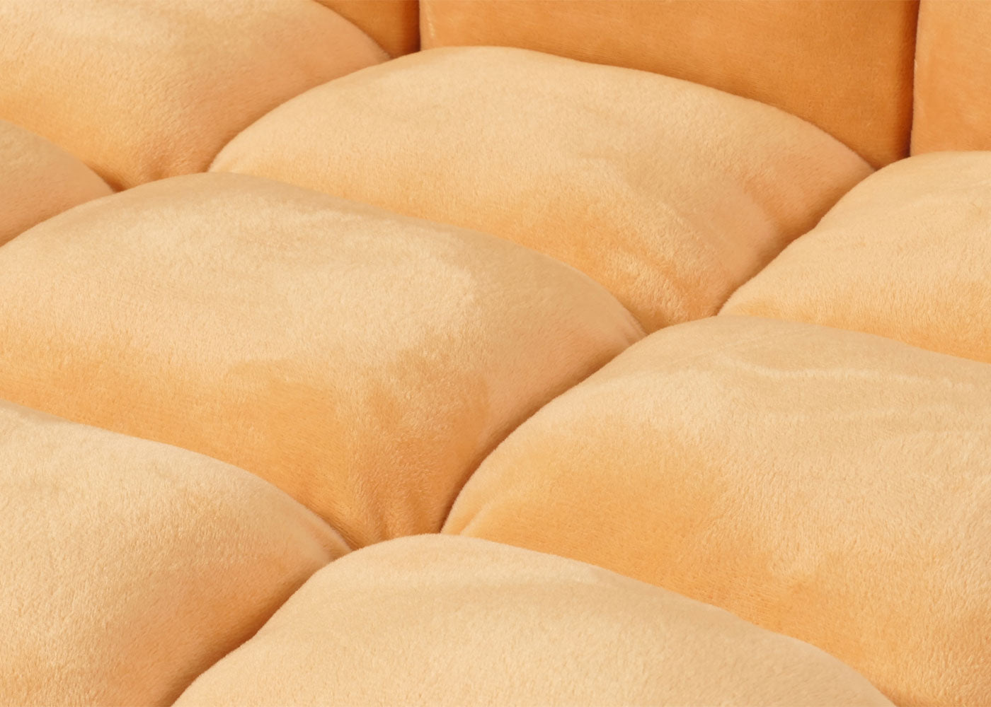 Cosmo Casa - Vloerstoel - Inklapbaar met 6 Relaxposities - Fluwelen Frame - Lichtbruin