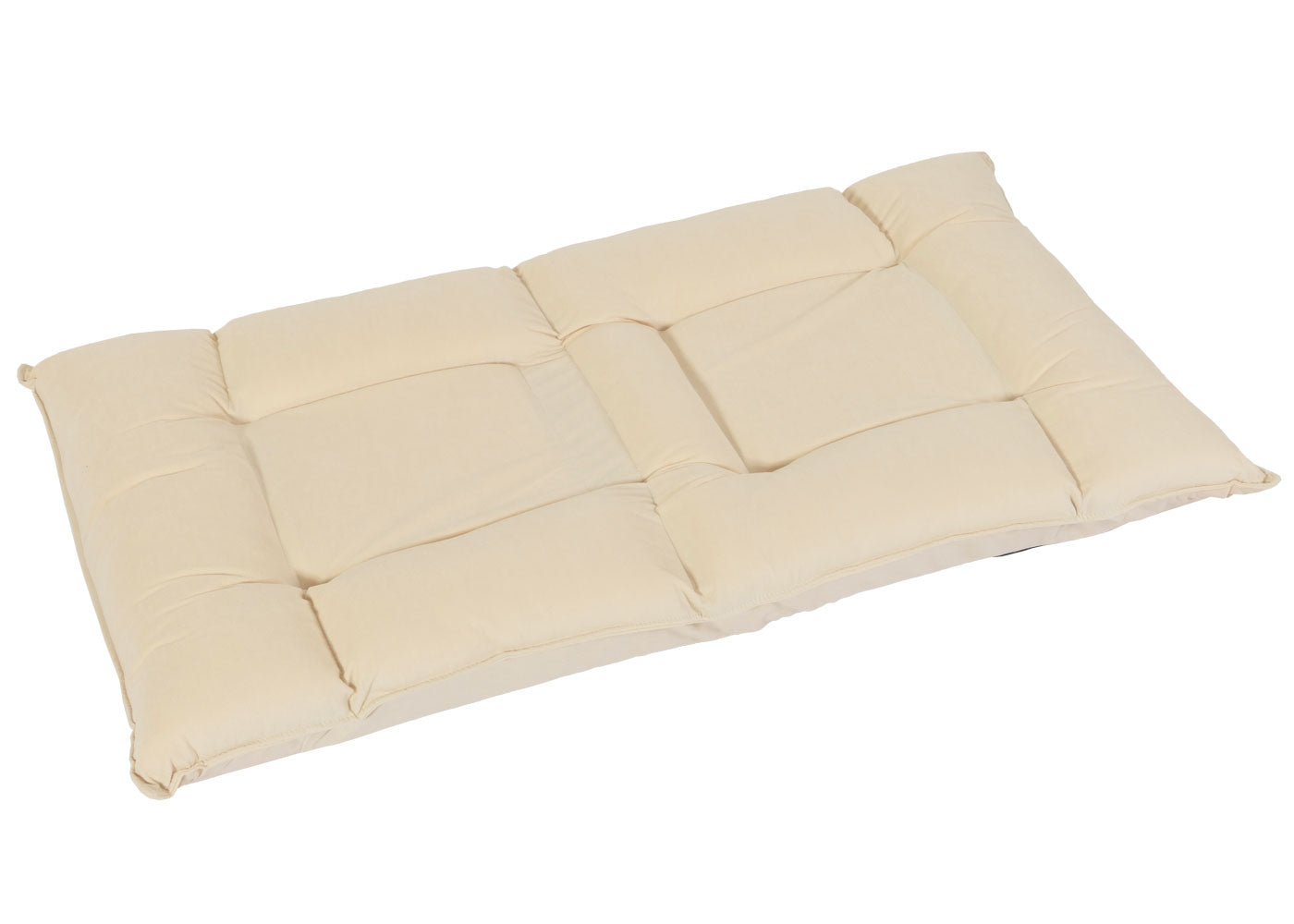 Cosmo Casa - Vloerstoel - Inklapbaar met 6 Relaxposities - Fluwelen Frame - Beige