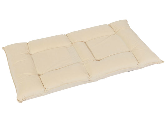 Cosmo Casa - Vloerstoel - Inklapbaar met 6 Relaxposities - Fluwelen Frame - Beige