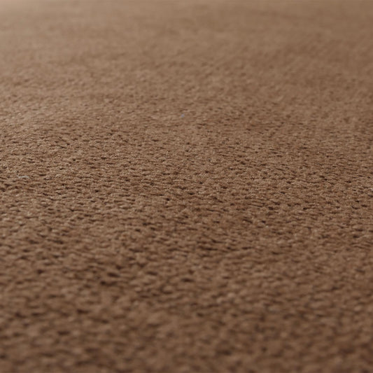 Cosmo Casa - Vloerstoel - Opvouwbare Slaapstoel met Slaapfunctie - Fluweel & Stalen Frame - Bruin