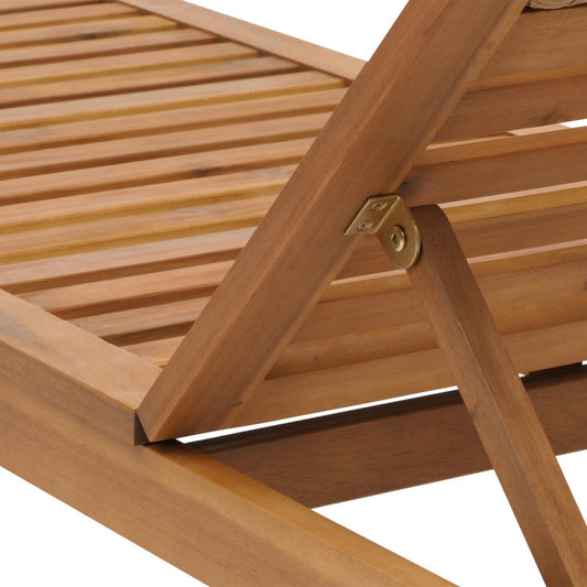 Cosmo Casa - Ligstoel - Relaxligstoel - Tuinligstoel - Massief Acaciahout