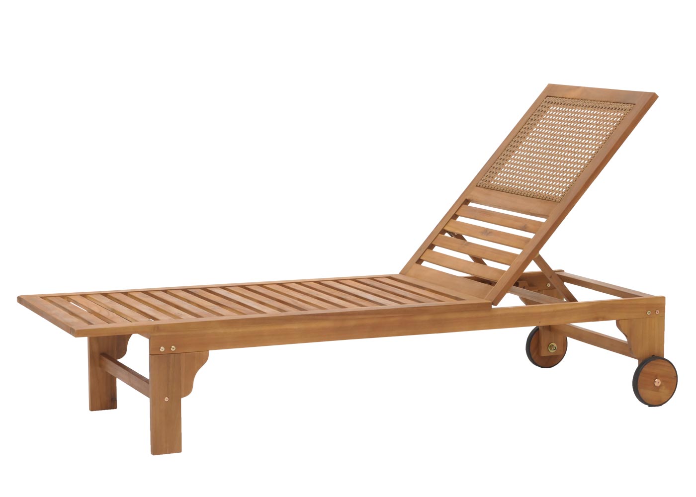 Cosmo Casa - Ligstoel - Relaxligstoel - Tuinligstoel - Massief Acaciahout