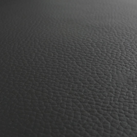 Cosmo Casa - Relaxstoel Kruk - TV Stoel - Ligstoel - Echt Leer - Zwart