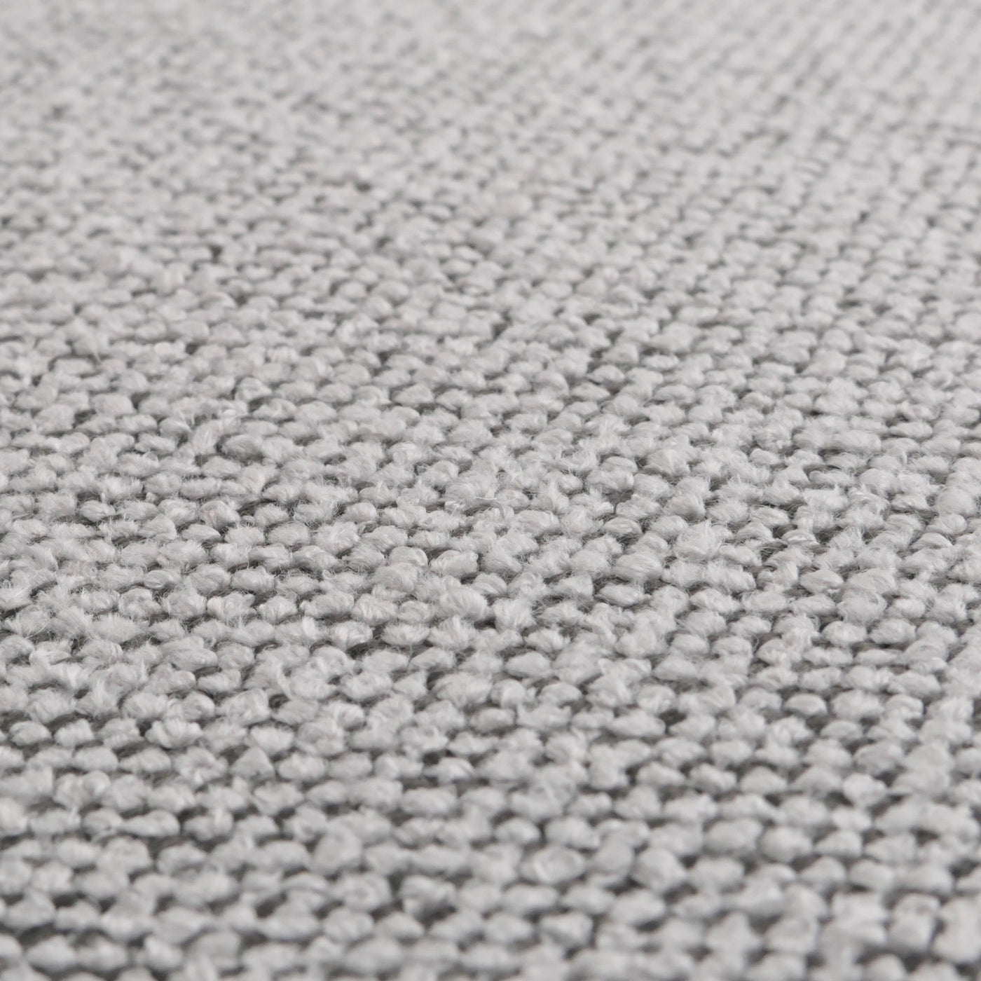 Cosmo Casa - Relaxstoel Kruk - TV Stoel - Ligstoel - Boucléhout Stof - Grijs