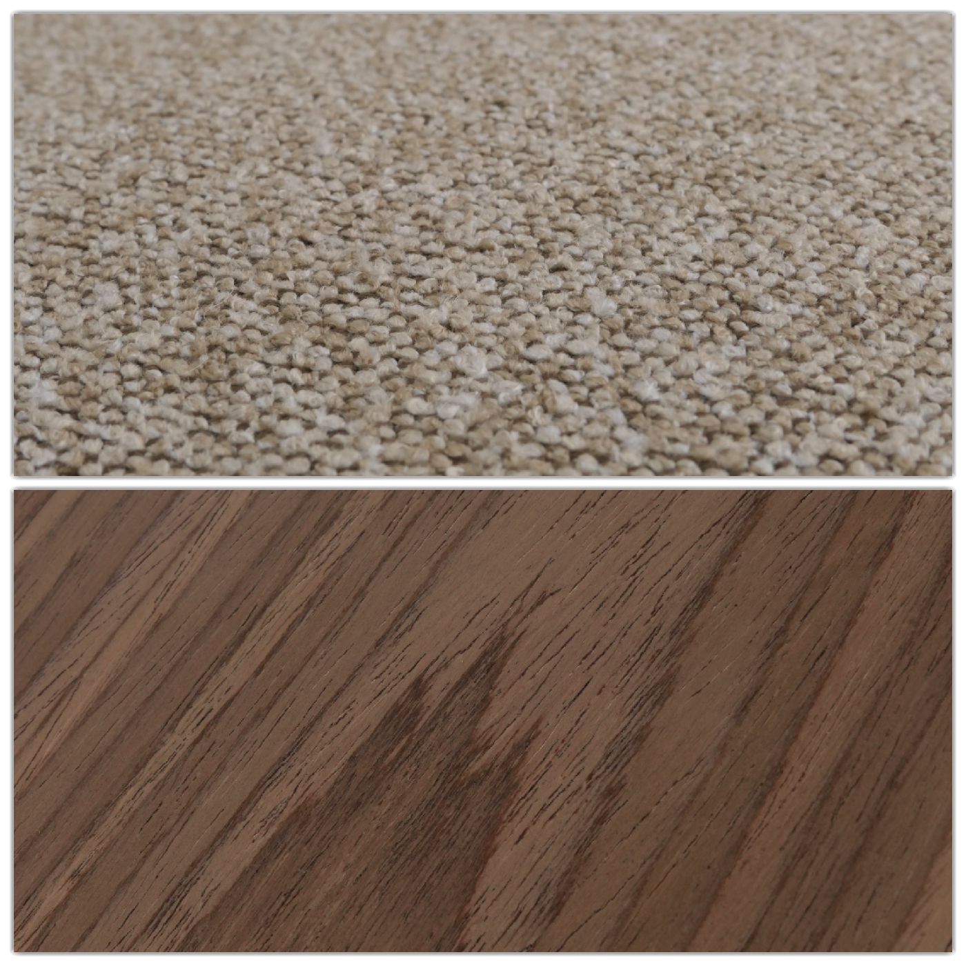 Cosmo Casa - Relaxfauteuil - TV Stoel - Fauteuil - Voetsteun - Draaibaar - Boucléhout Stof - Bruin - Hout Walnootlook