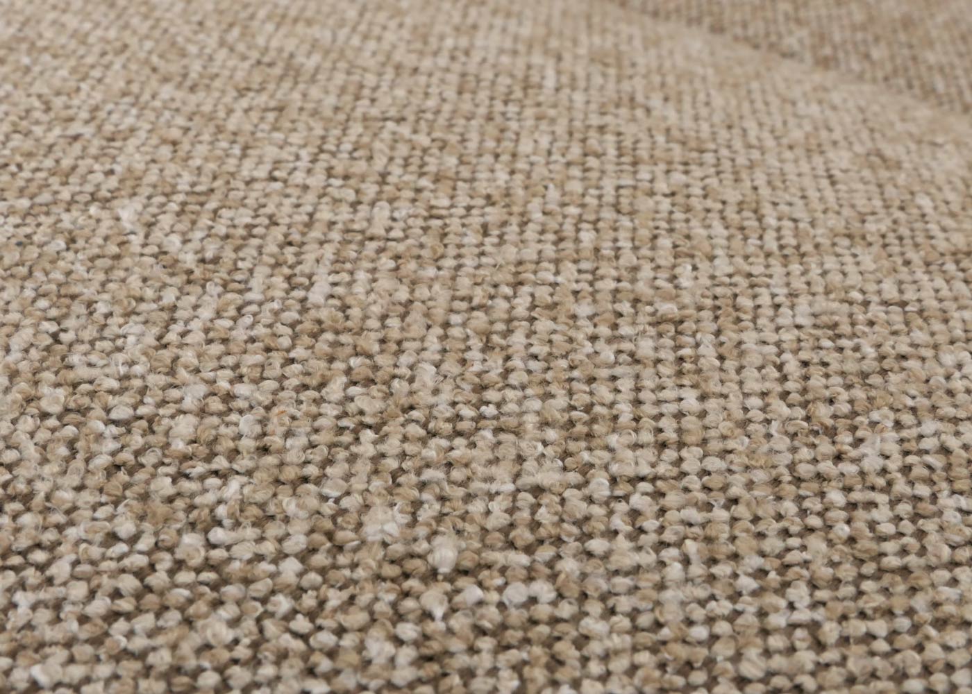 Cosmo Casa - Relaxstoel Opstahulp - TV Stoel - Voetsteun - Boucléhout Stof - Bruin - Walnootkleurig Hout