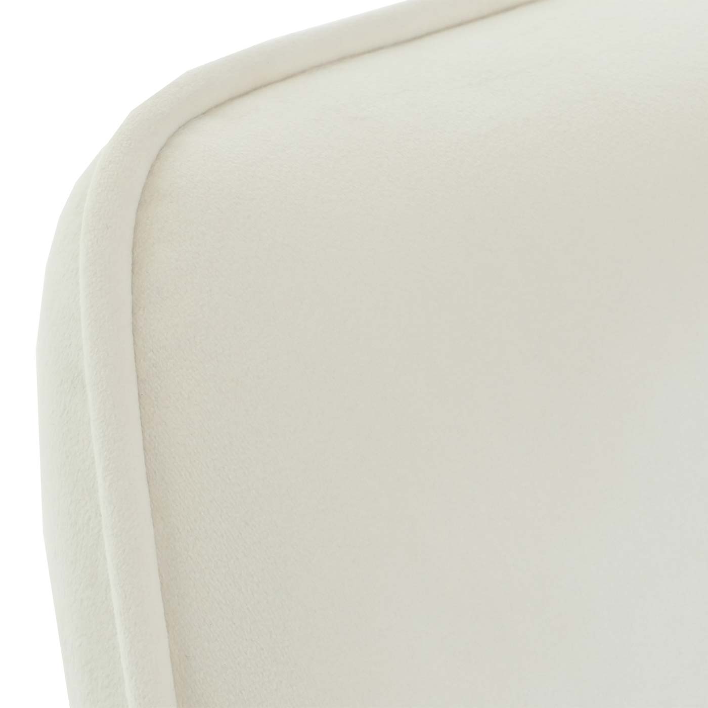 Cosmo Casa - Sledestoel - Eetkamerstoel - Keukenstoel - Textiel - Crème-Beige